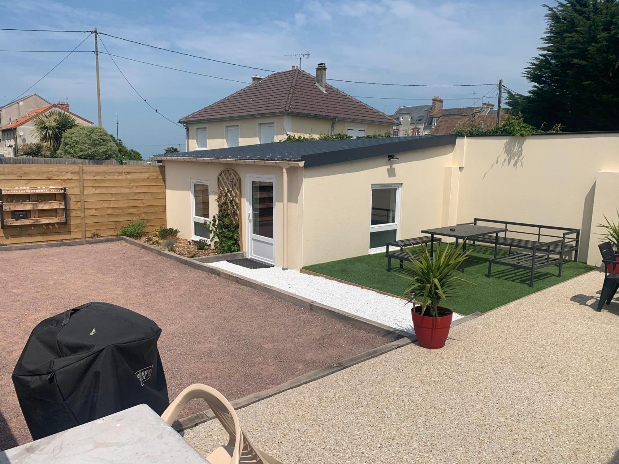 Maison Bord De Mer Chez Juju Grandcamp-Maisy Exterior foto