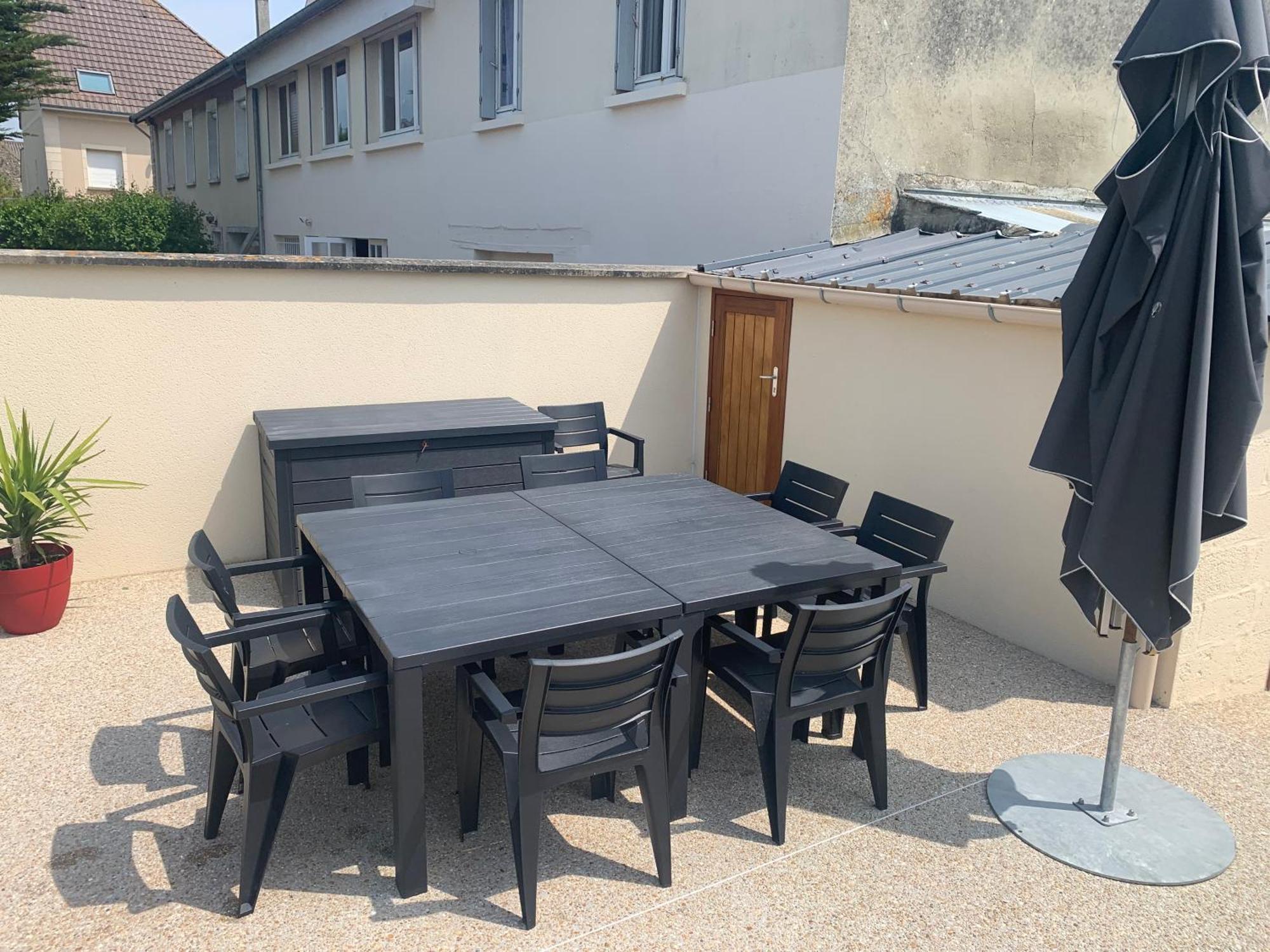 Maison Bord De Mer Chez Juju Grandcamp-Maisy Exterior foto